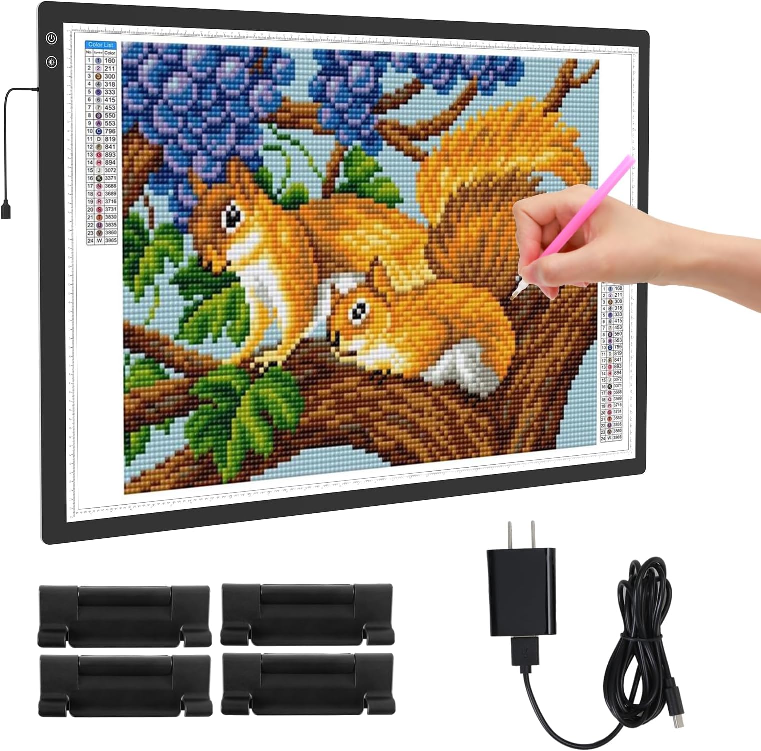 TOHETO Rechargeable A2 Light Pad For Diamond Painting 25.2 - View #5