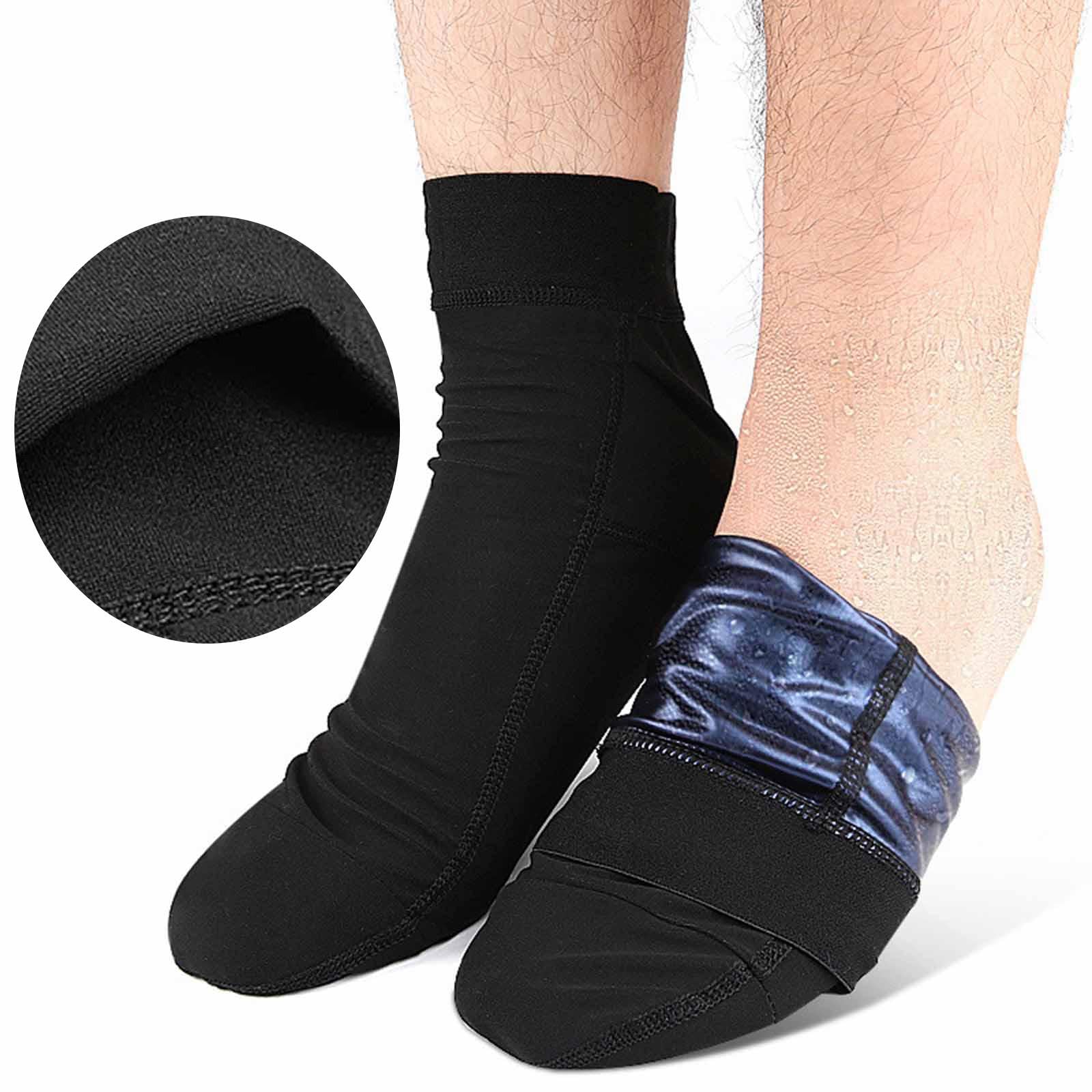 F Fityle 2 Pares de Calcetines de Sauna, Calcetines Deportivos, Mangas para Pies, Antitranspirantes, Transpirables, Lavables, Material Versátil, Ade