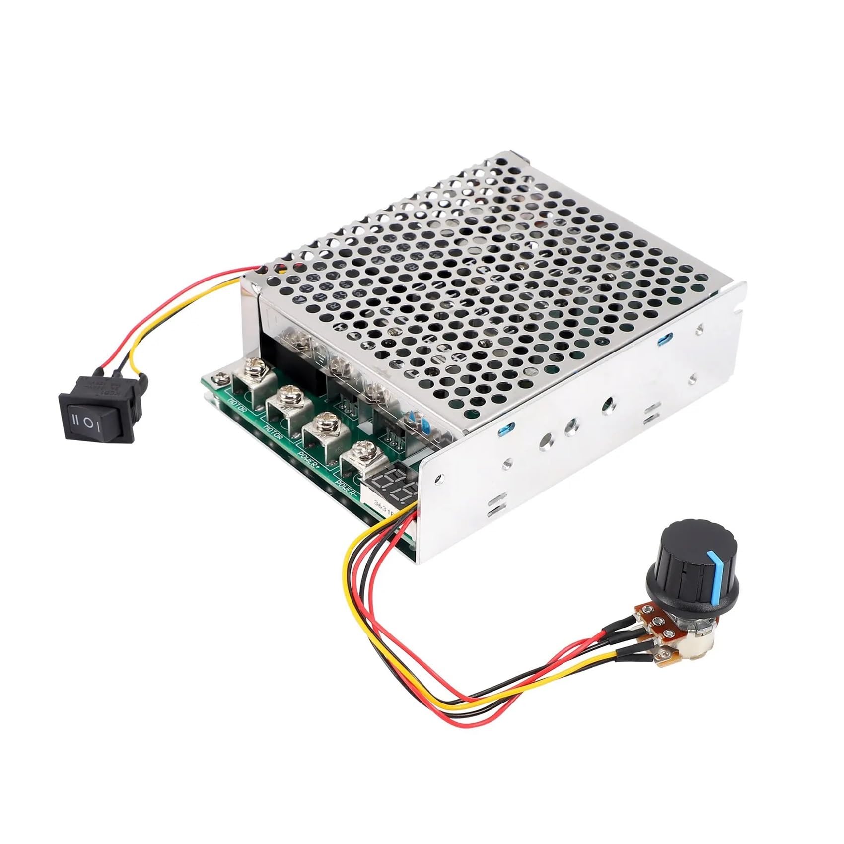 CQMLWSDNW DC 10-55V 100A 3000W Electronic Starter Speed Controller Reversible Control Forward and Reverse Controller CQMLWSDNW