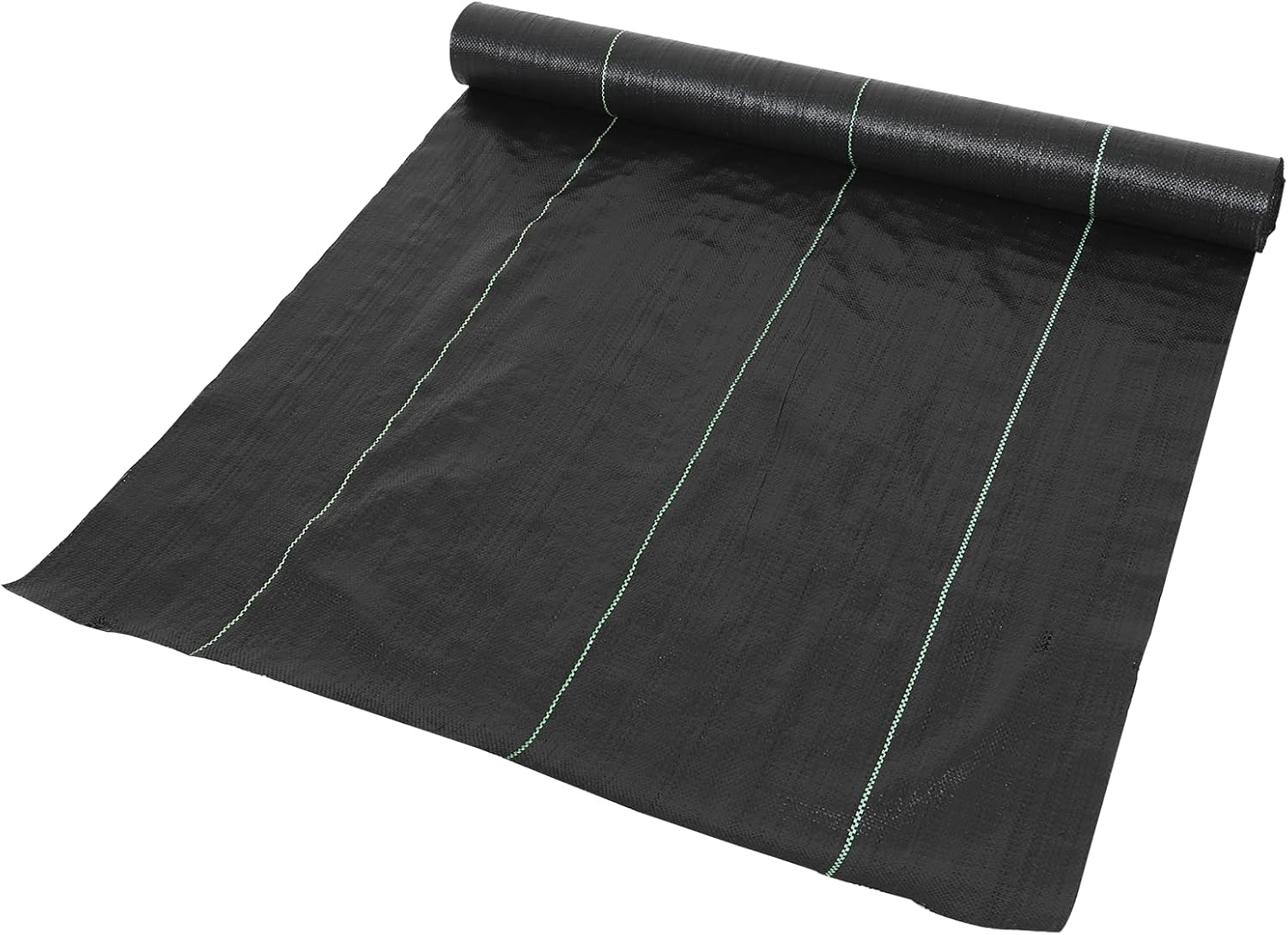 4ft x300ft Black Weed Barrier Landscape Fabric Heavy Duty 3.2OZ French Drain Fabric Ground Cover Weed Cloth for Erosion Control，Outdoor Gardening Weed Control Mat