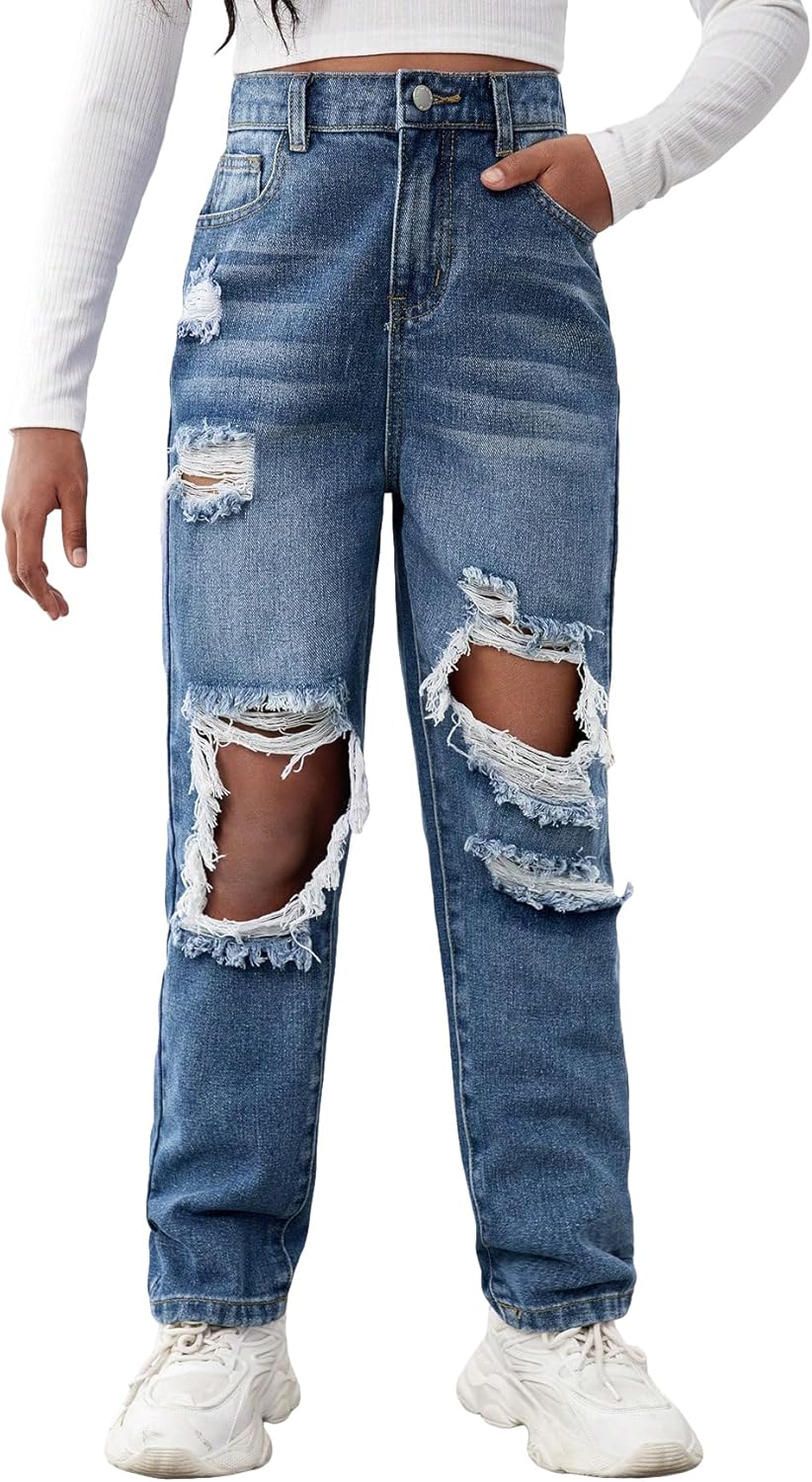 Ripped Jeans Brglopf Capri Jeans For Women Stretch High Waisted