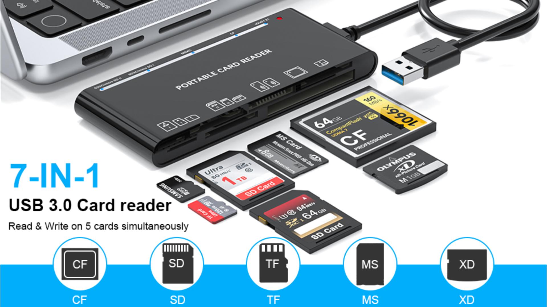 Amazon.com: xD-Picture Card Reader USB 3.0, Multi-Card Reader for