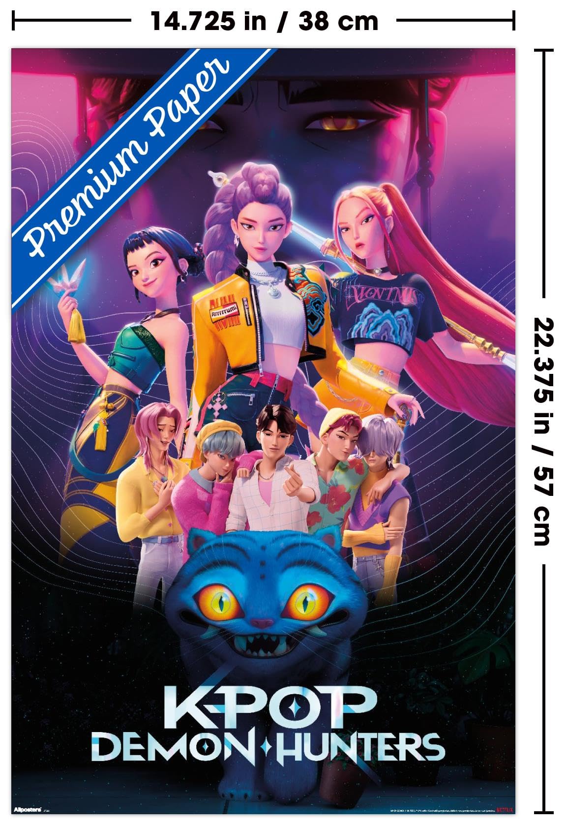 Amazon.co.jp: Netflix KPop Demon Hunters (2025) - グループウォール