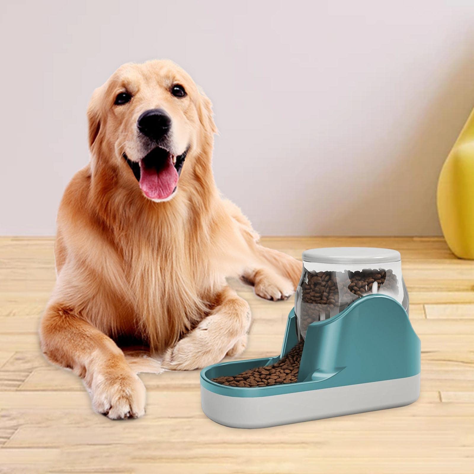 Bevitore di Acqua per Animali Domestici di Grande capacità Bevitore di Acqua a gravità Rimovibile per Gatti Ciotola d'Acqua Automatica per Cani di,