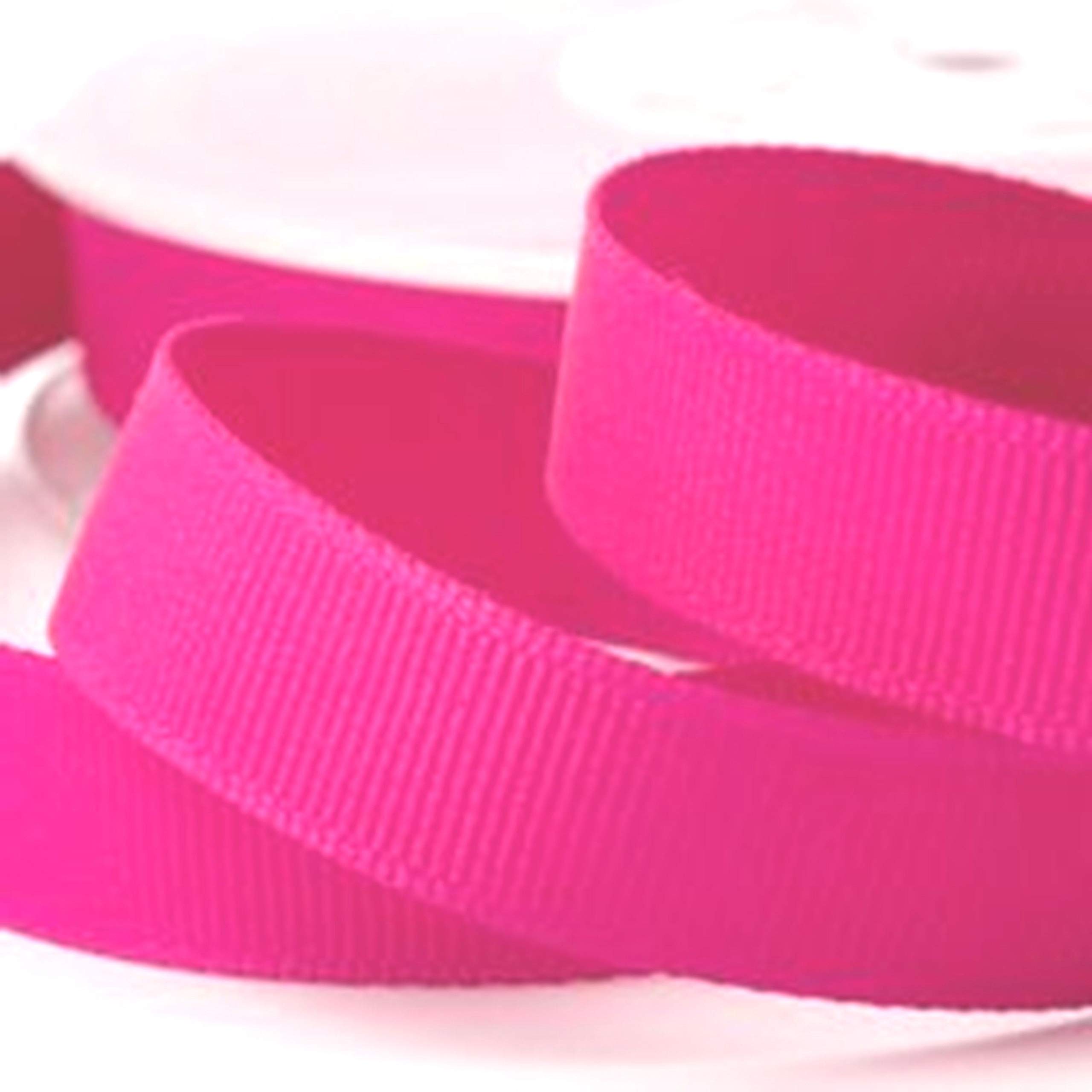 Grosgrain Ribbon 25MM X 10Mt (Fushia). Crafts, Gifts Wrap, Decoration, Cloth, Party, Sew, Events, Bows, Cars, Floral