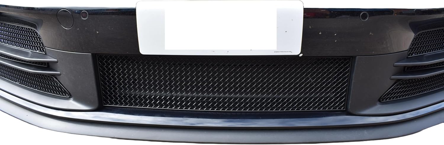 Zunsport compatible with Porsche Carrera 992.2 Base/T/S - Front Grille Set - Black Finish