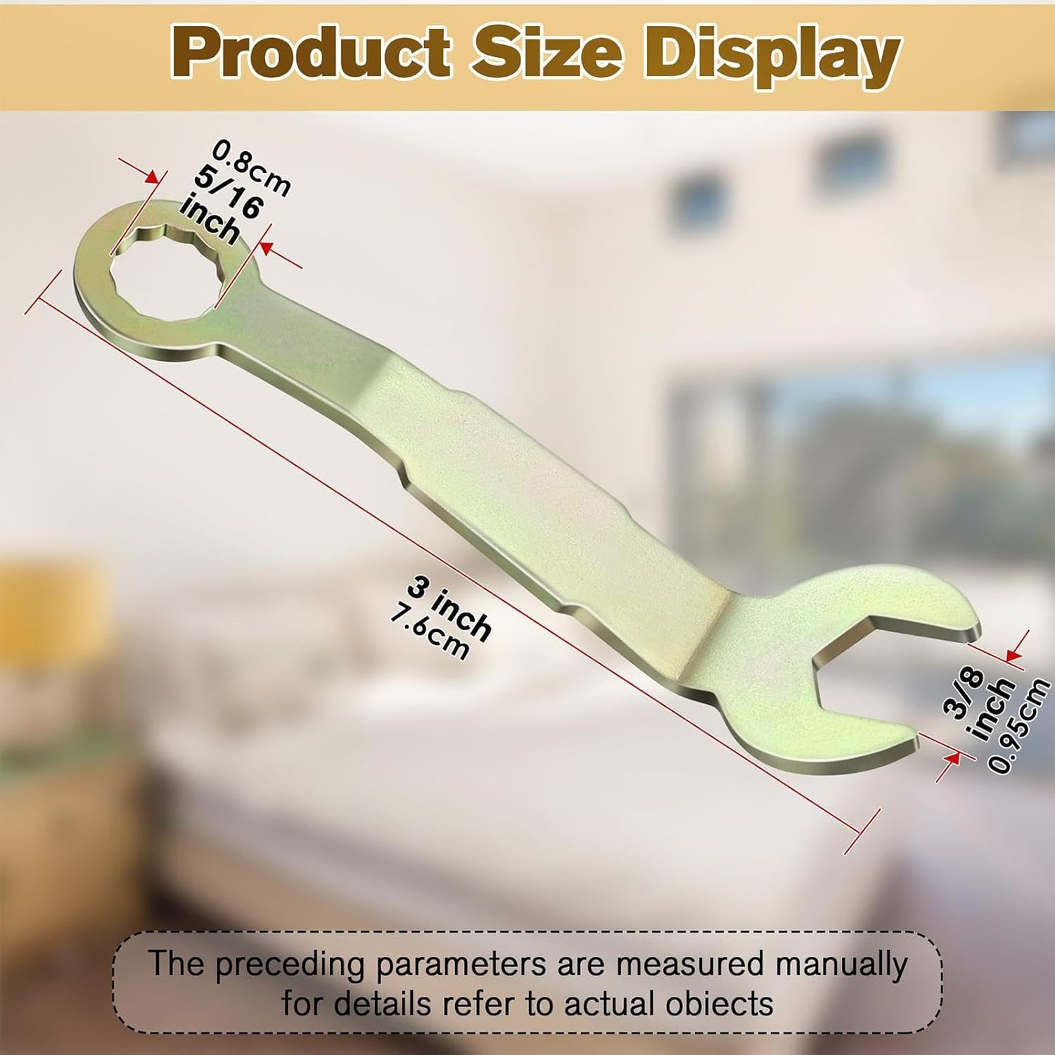Door Repair Wrench - Pocket Door Wrench, Portable Door Adjustment Tool | Hinge & Pivot Alignment Wrench, Heavy-Duty Bifold Closet Door Tool for Home, Rv, and Sliding Pocket Doors