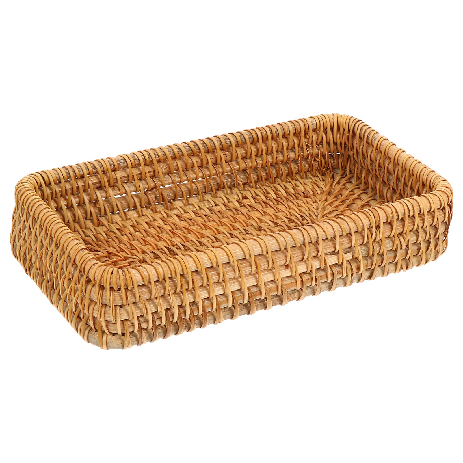 ARTIBETTER 3 Pcs Desktop Storage Basket Vegetable Basket Storage Basket Woven Nesting Baskets Pantry Storage Baskets Packing Baskets Household Picnic Basket Autumn Vines