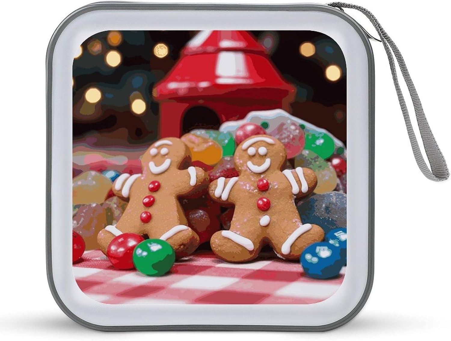 Gingerbread Man Candy CD Case CD Storage Box DVD Sleeves