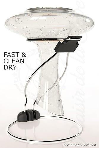 Miniatura 2 de Soporte de secado de decantador de vino 2 en 1  Secador de jarra rápido e impecable y estante plegable compacto para un almacenamiento seguro  incl.