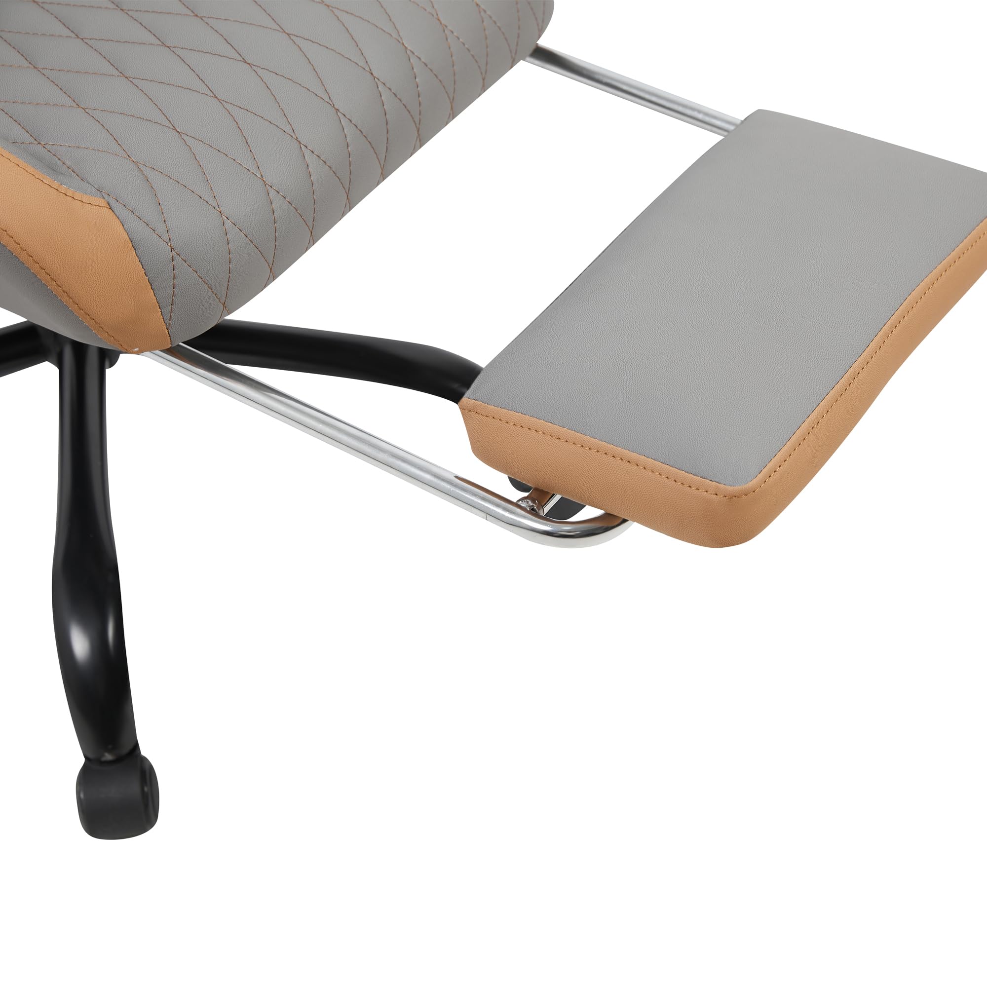 Silla de gaming ergonómica con soporte lumbar, cojín cervical y reposapiés, silla giratoria de altura ajustable con respaldo reclinable para oficina en casa, oficina y transmisión en vivo