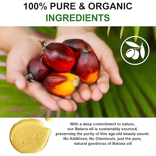 Miniatura 3 de Aceite de batana para el crecimiento del cabello, paquete de 2 unidades 100% puro natural orgánico, hidratante para la piel y el cuidado del cabello