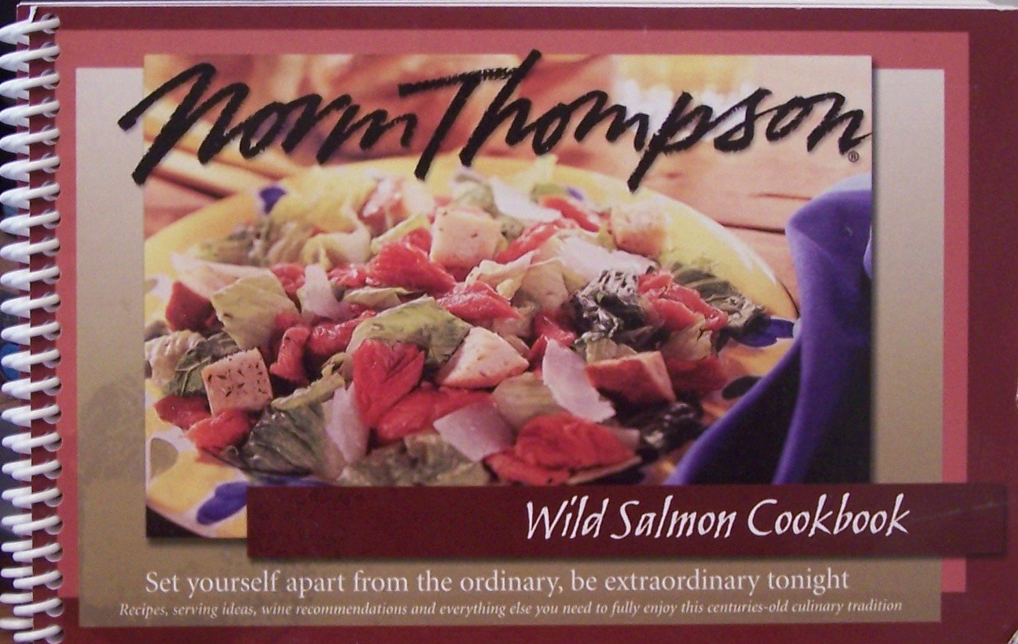 Norm Thompson Wild Salmon Cookbook NORM THOMPSON Books