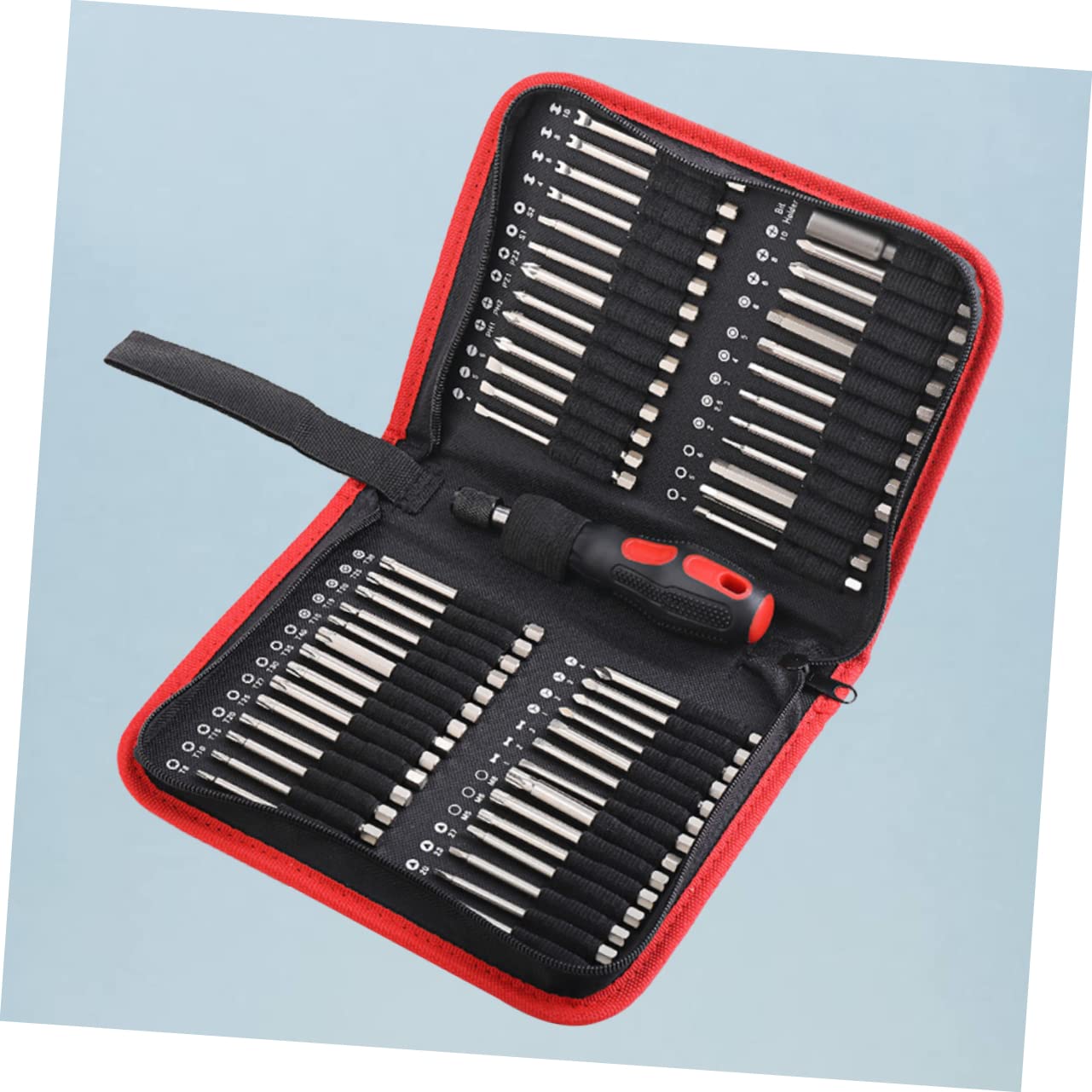 Set de 55 Embouts en Métal pour Tournevis Électriques Étoile et Cruciforme
