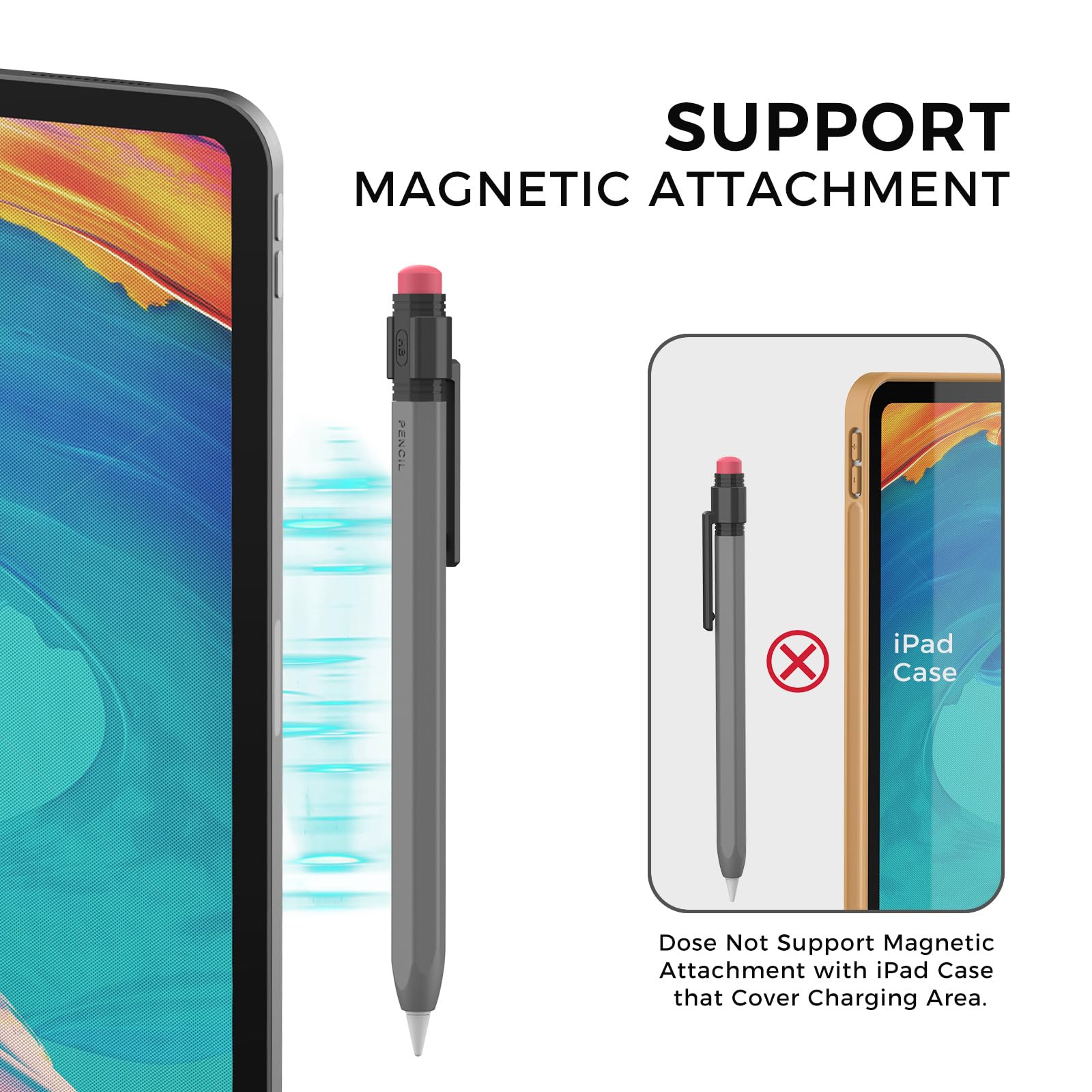Amazon | TRONWIN Apple Pencil USB Cケース、シリコンスリーブ保護