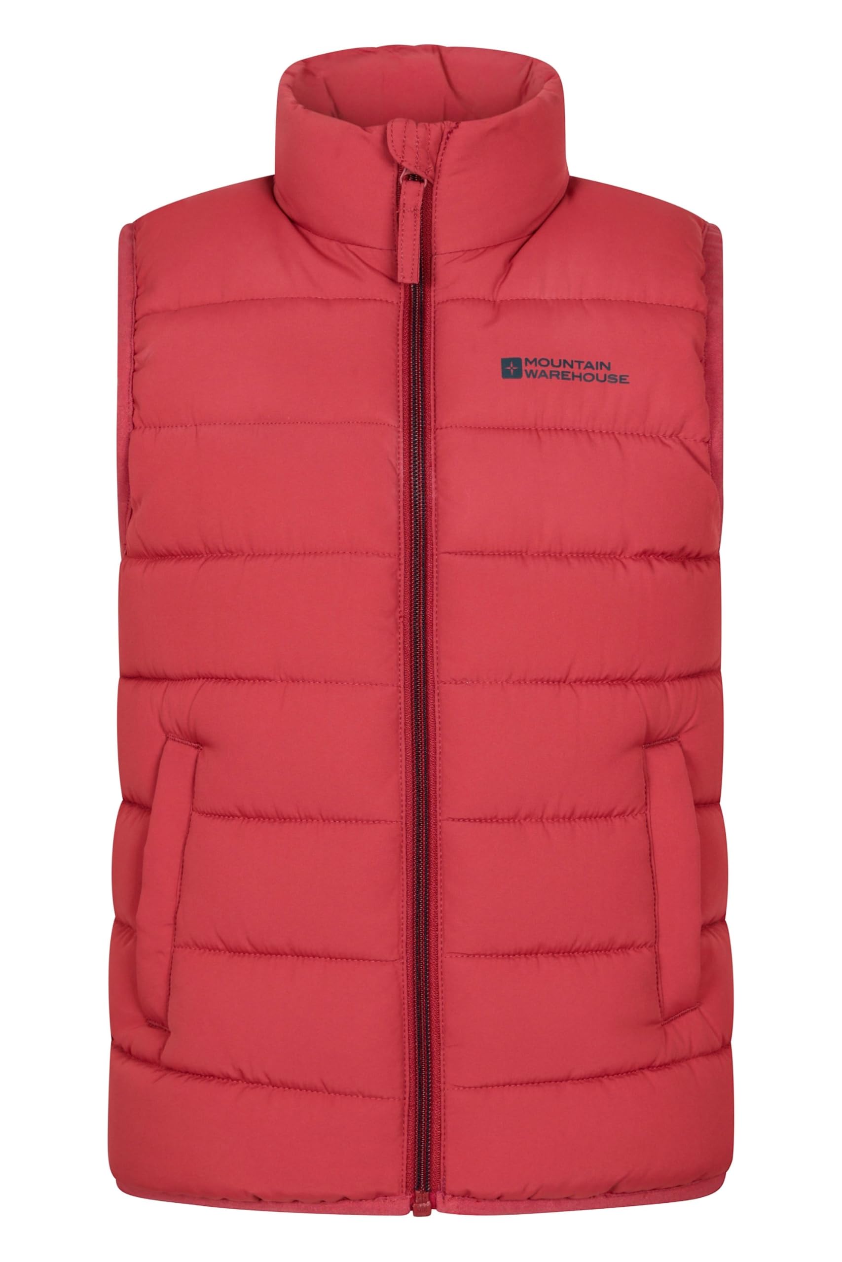 Mountain Warehouse Rocko Kids Padded Gilet Boys & Girls Burnt Orange 11-12y