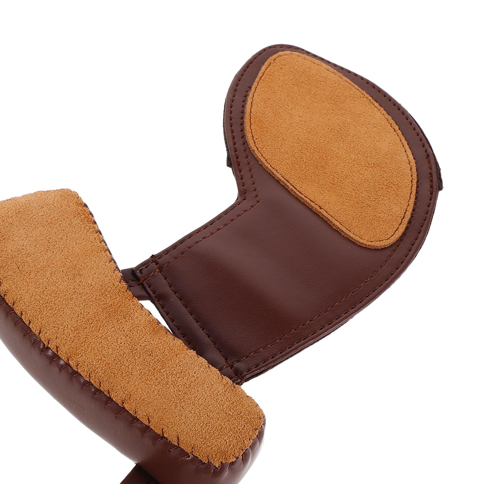 TOYANDONA 2 almohadillas para mentonera de violín: almohadilla protectora de repuesto para hombrera, piezas de instrumentos musicales para violines 4/4 y 3/4 para practicar.