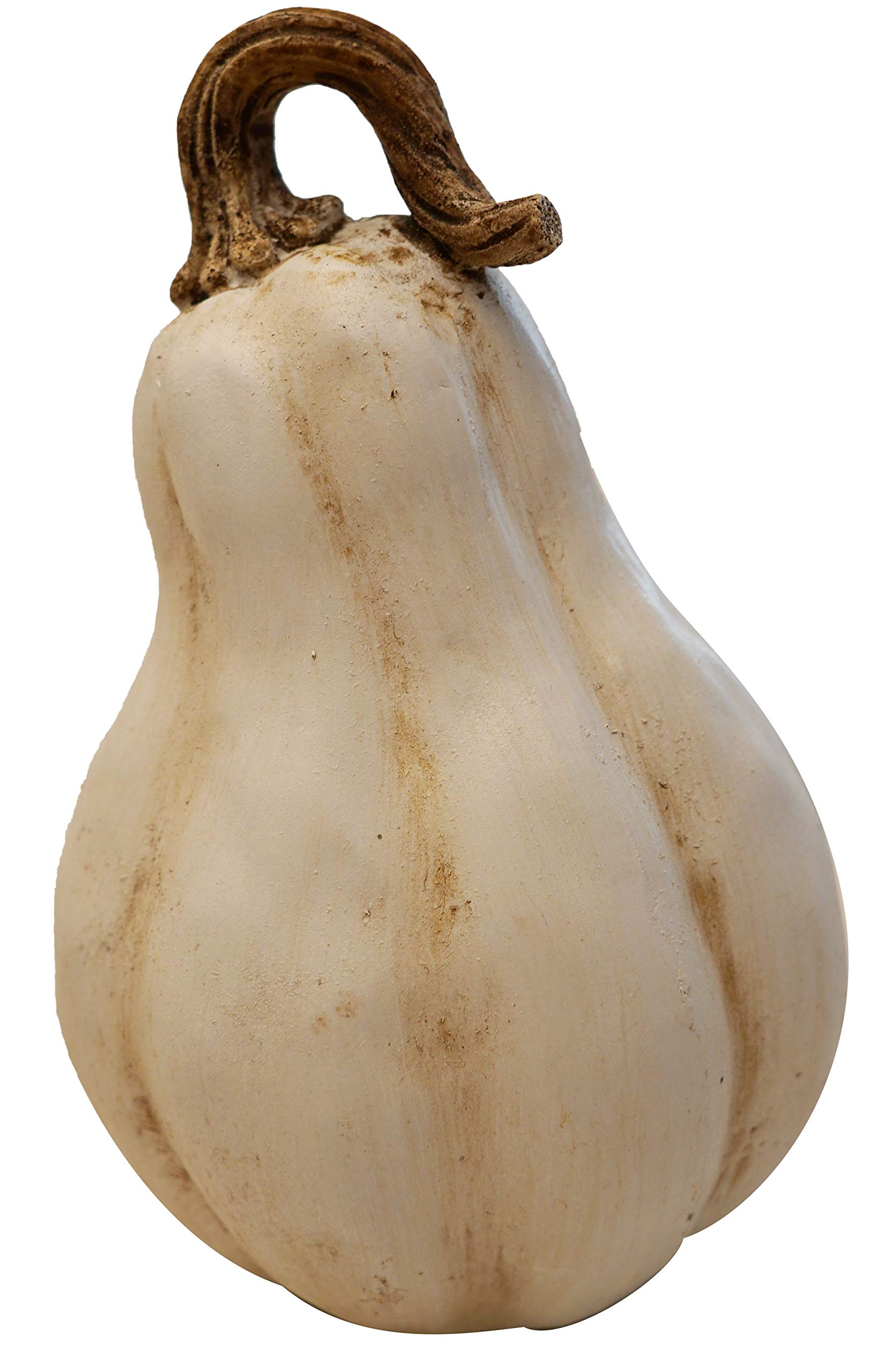khevga Decoración de otoño calabazas decorativas en conjunto (blanco)