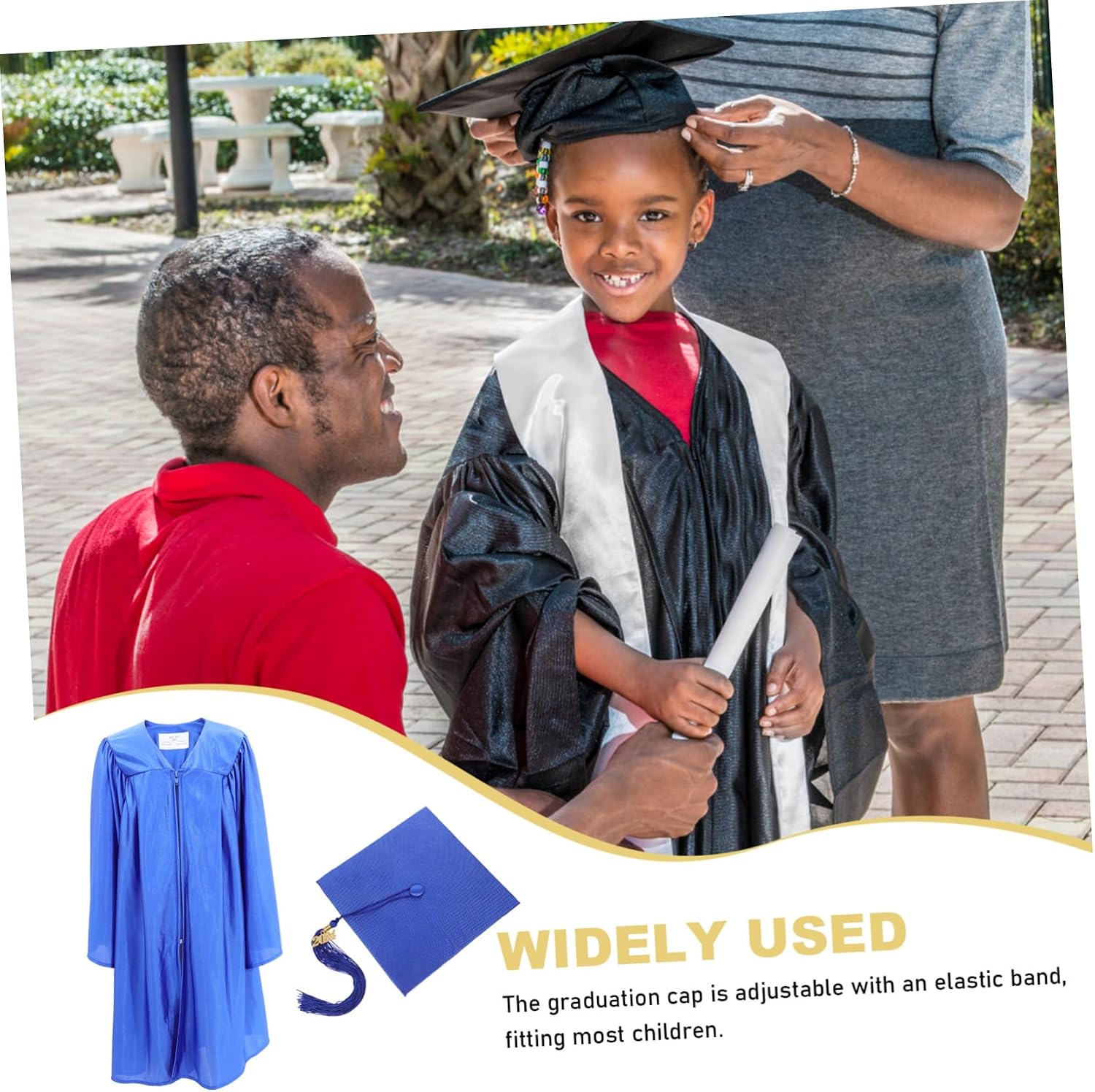 Graduation Gown Hat Caps Graduation Robe and Cap Preschool Graduation Gown Matte Grade Graduation Hat