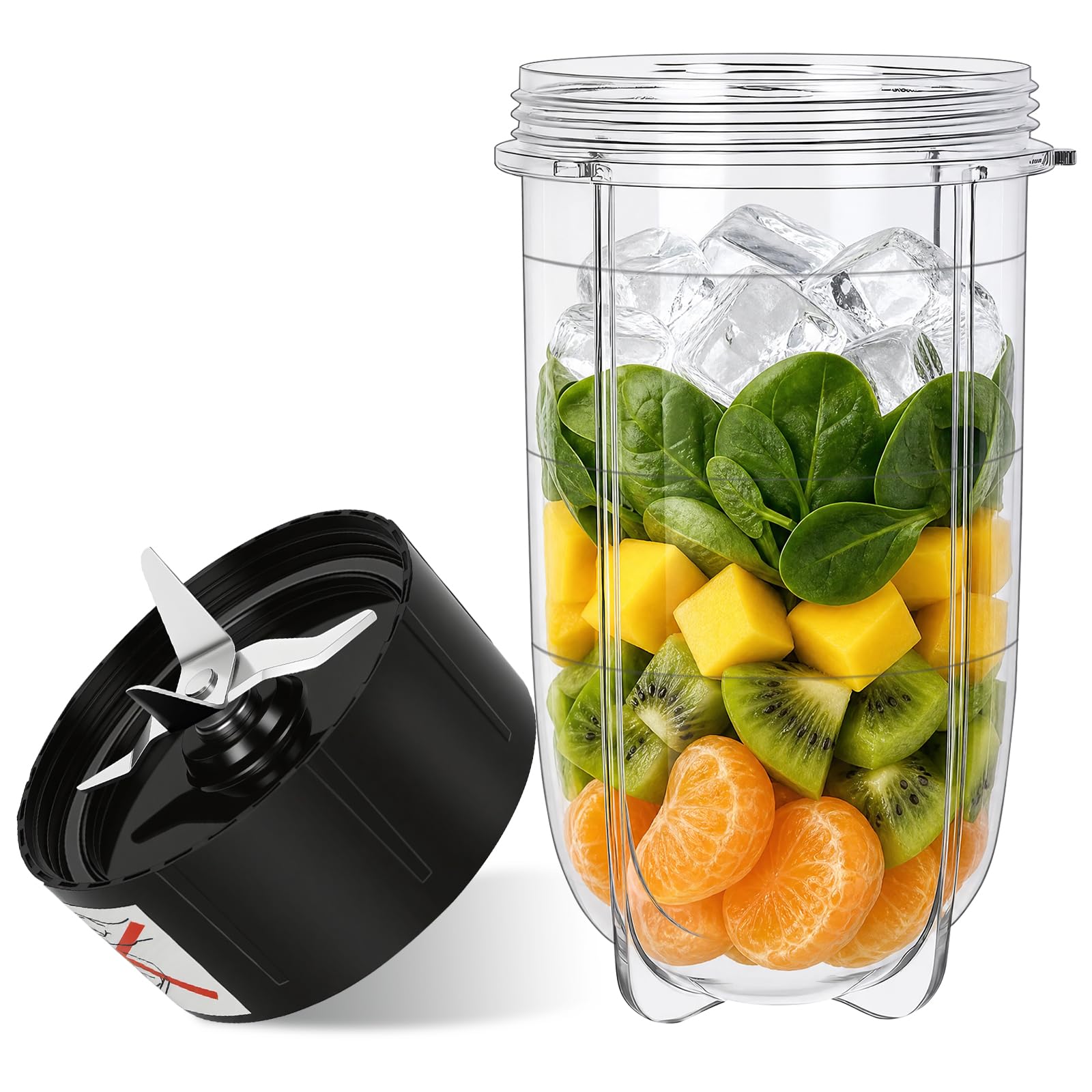 Replacement Cross Blade + 16oz Cup Set for Magic Bullet...