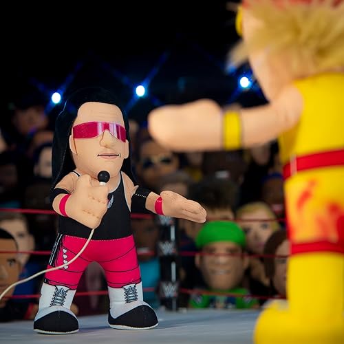 Miniatura 5 de Bleacher Creatures WWE Bret "Hit Man" Hart 10" Figura de peluche - Una leyenda para jugar o exhibir