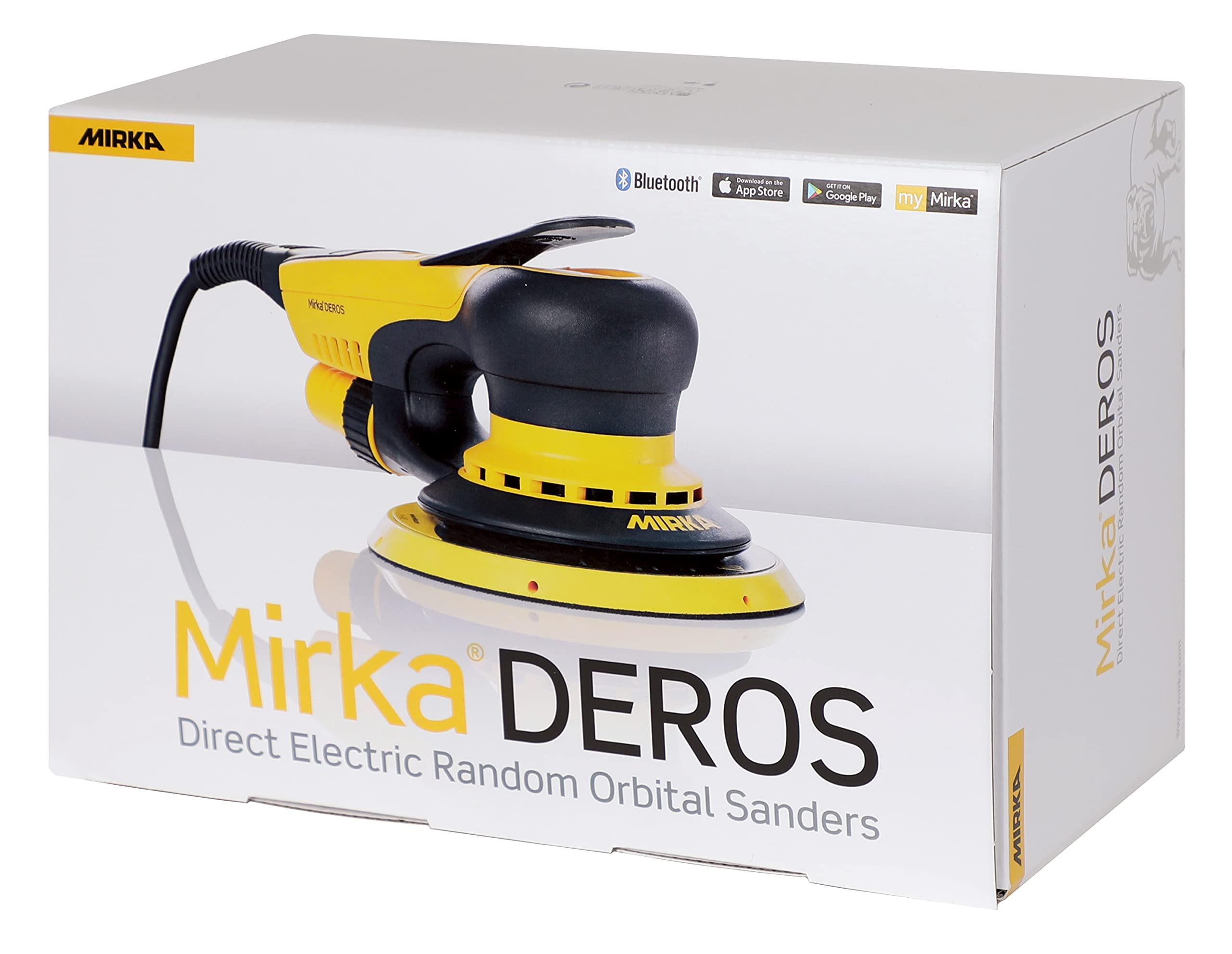 Mirka DEROS 550CV / Lijadora excéntrica con aspiración central y cierre adhesivo/para lijas de Ø 125mm / 5,0mm de recorrido / MID5502022