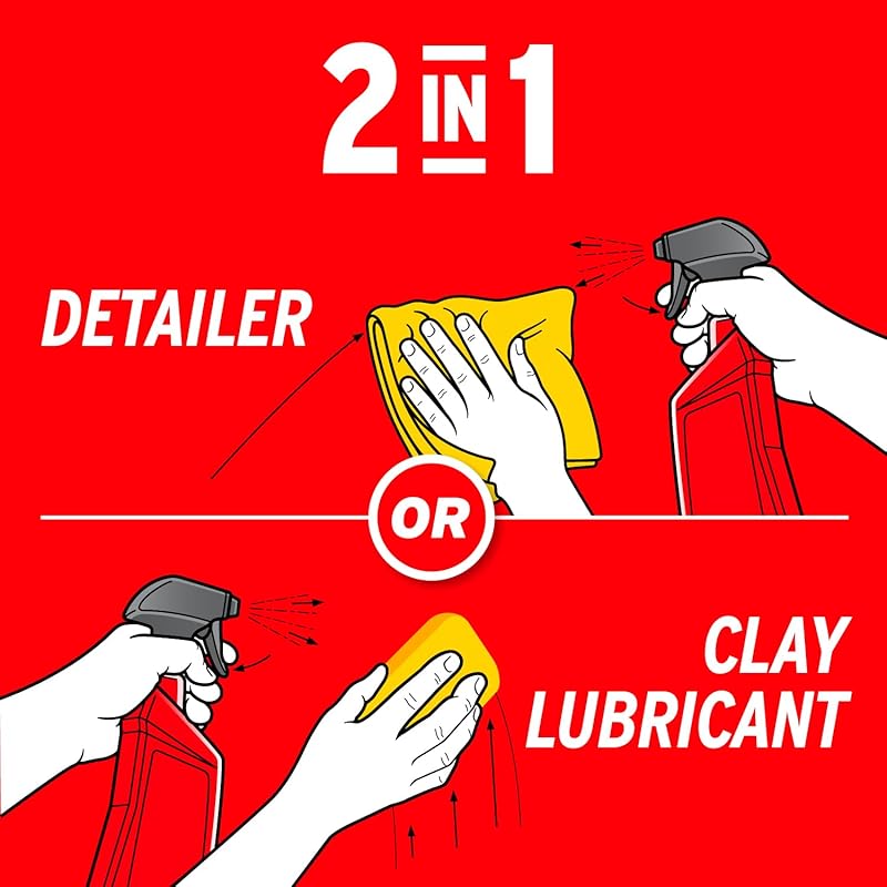 Mothers California Gold Instant Detailer, 16 oz. – Removes Smudges, Dust & Fingerprints, Boosts Gloss & Slickness, Lubrication for Clay Bars, Quick Touch-ups & Maintenance Between Washes (08216) 16 Fl Oz (Pack of 1)