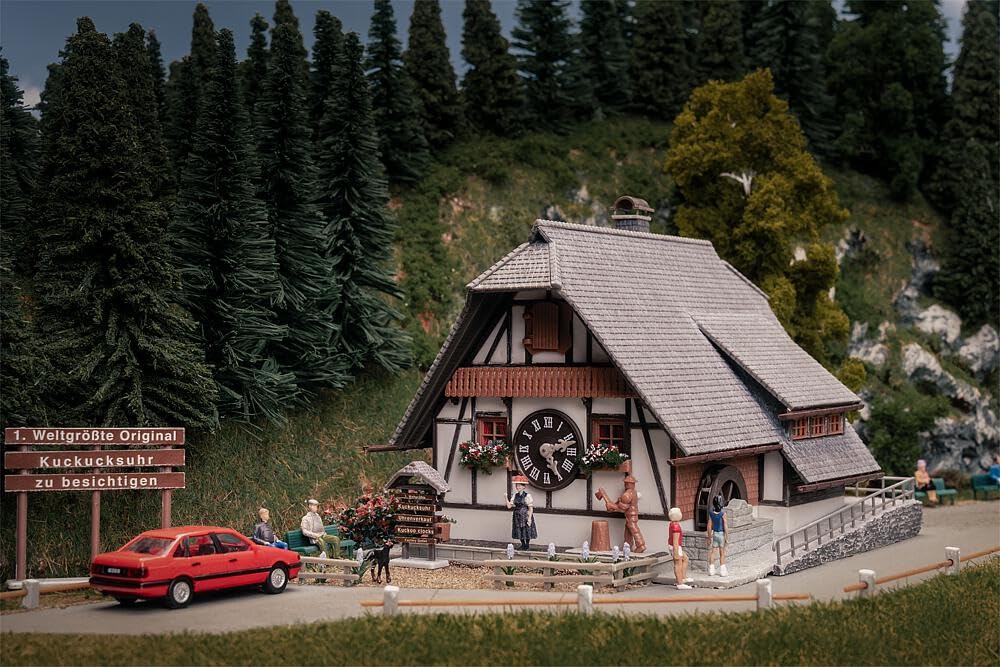FALLER 130011 - Jubiläumsmodell 1. Weltgrößte Kuckucksuhr mit Figur - Spurweite H0