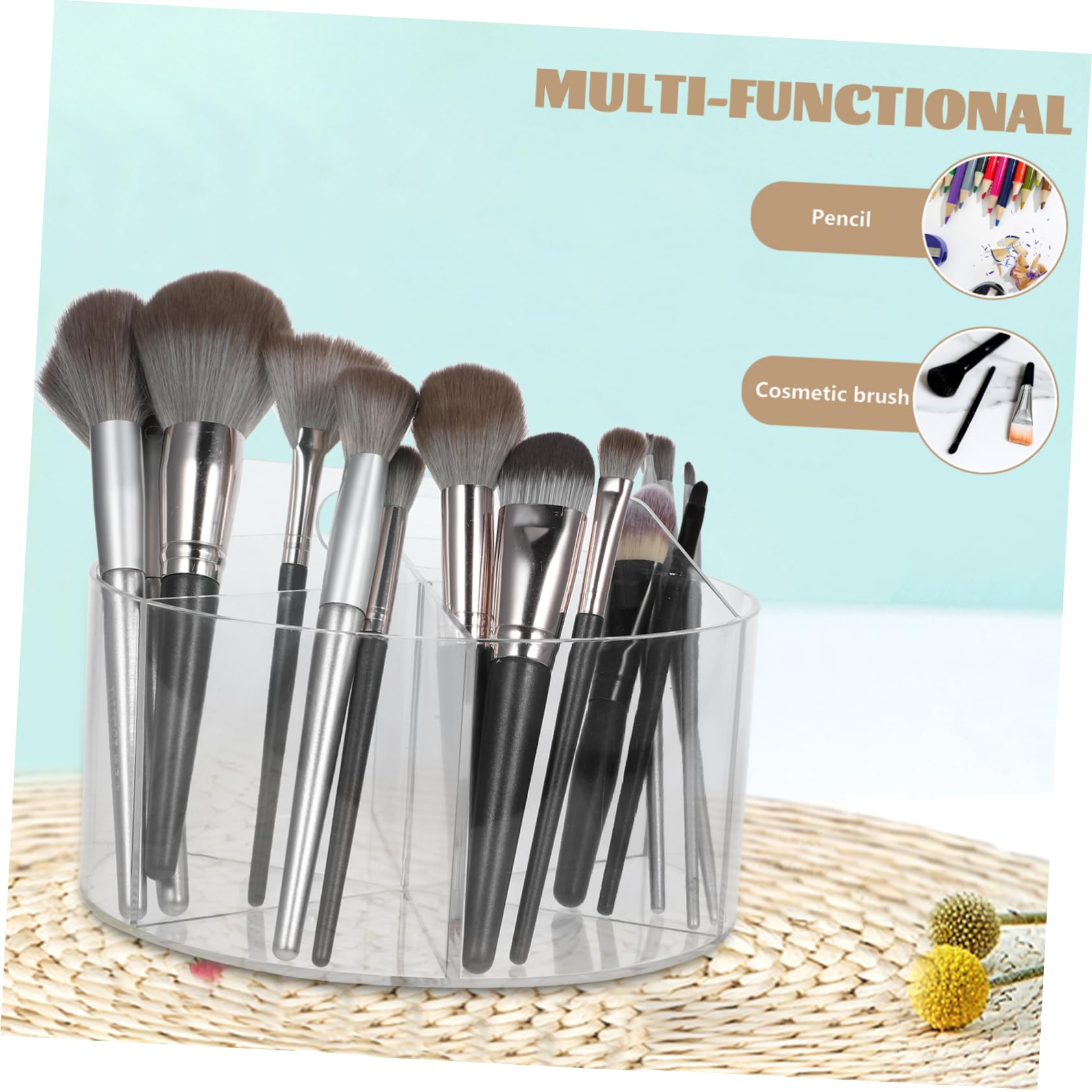 Gadpiparty Porte-stylo Rotatif Boîte à Stylos Pour Rangement De Bureau Organisateur Pour Pinceaux De Maquillage