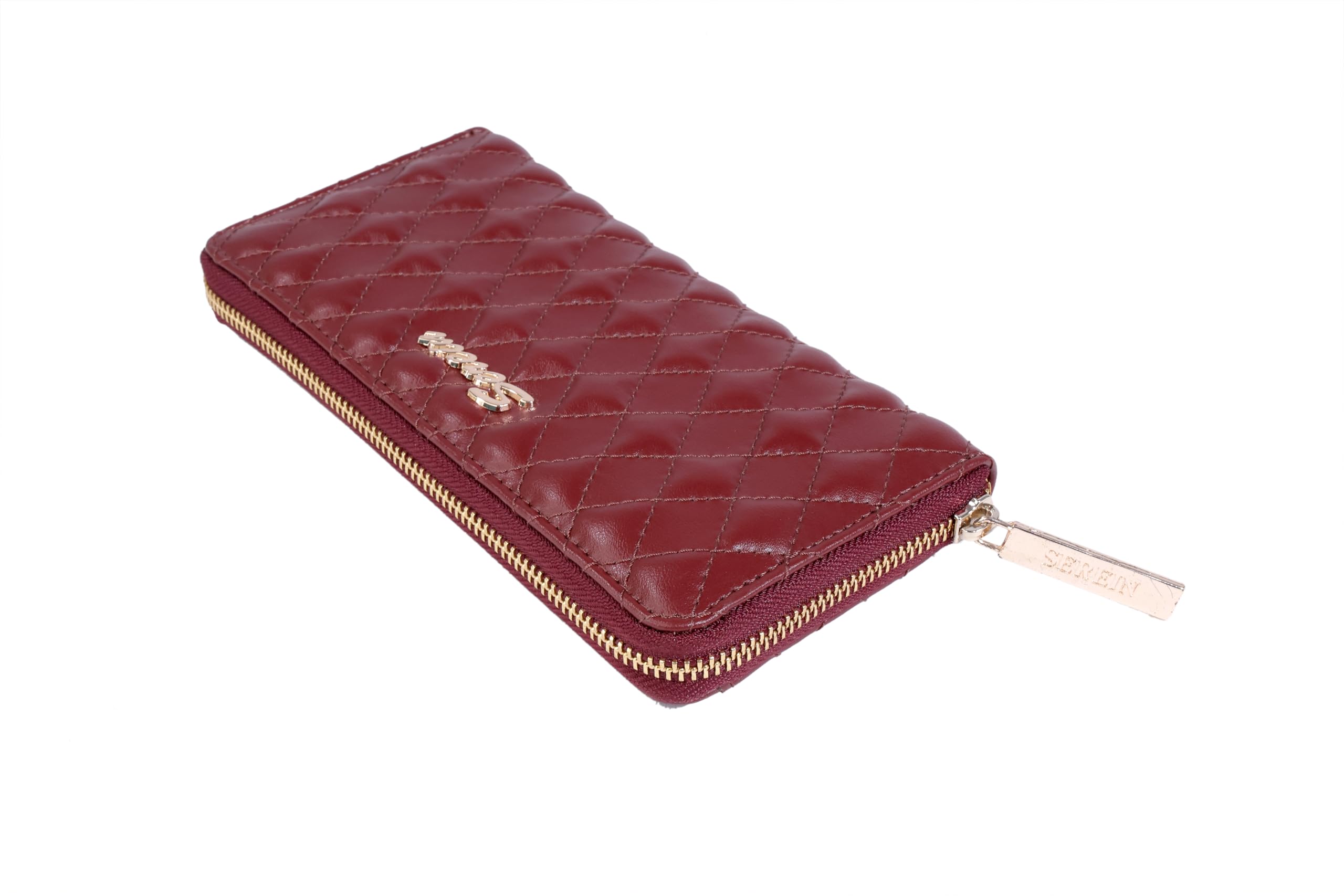 SEREIN® Women's Vegan Wallet | Vegan Leather Fashion Card Coin Holder Long Wallet 2