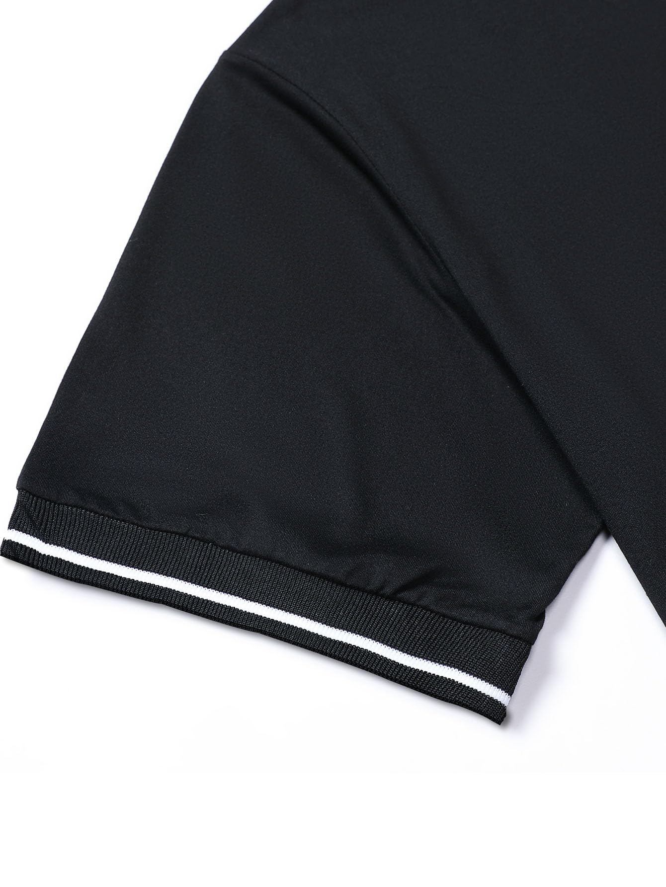 Conjunto de 2 piezas de polo corto de verano para hombre, a la moda, casual, vacaciones, playa, deportes, atletismo, correr, negocios — view 5