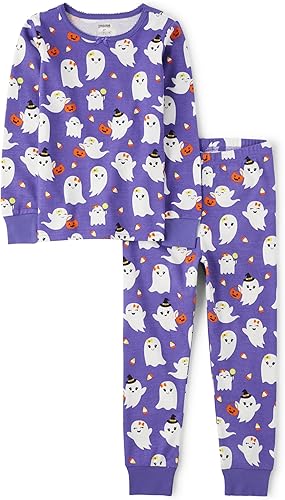 Gymboree,Halloween Cotton 2-Piece Pajama Sets, Sibling Matching Big Kid, Toddler