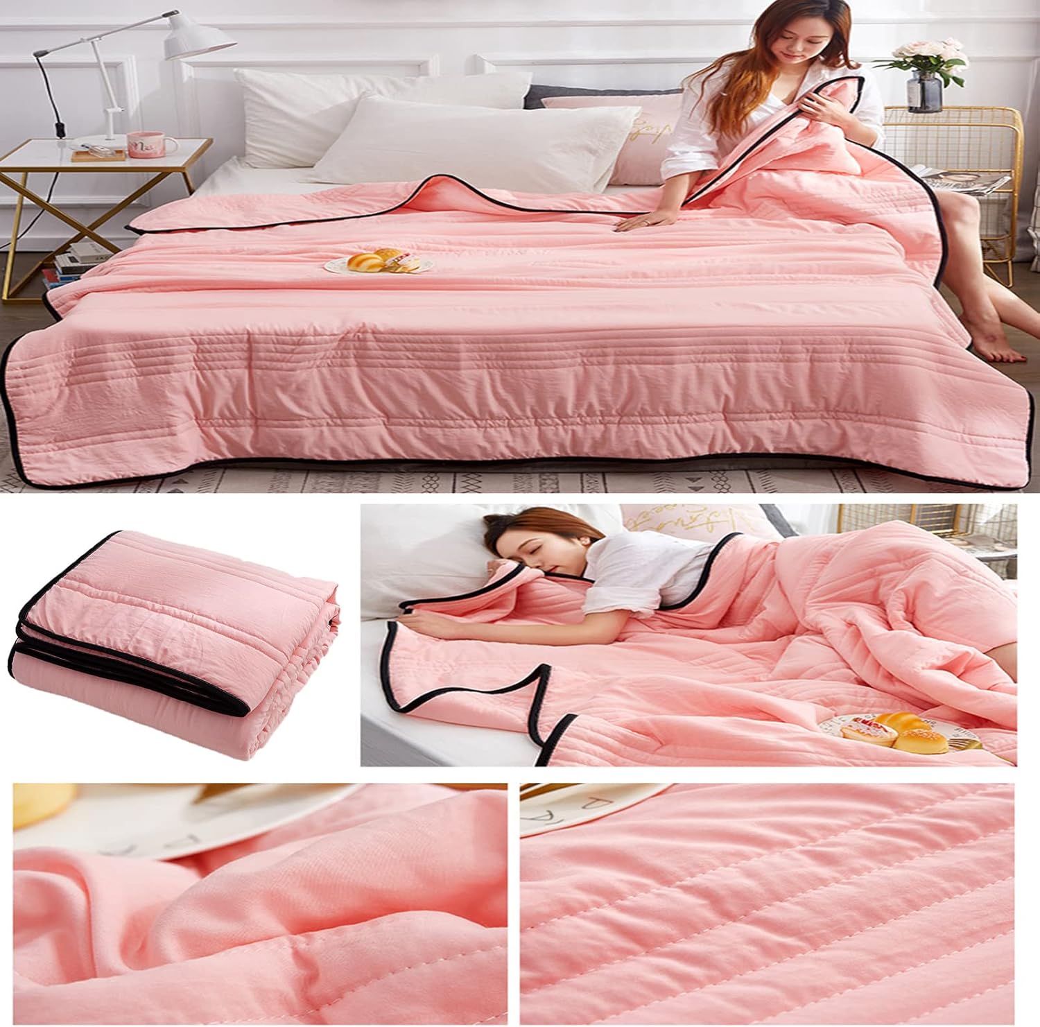 2023 Summer Ice Cooling Calming Blanket,Silk Cooling Blanket,Cooling