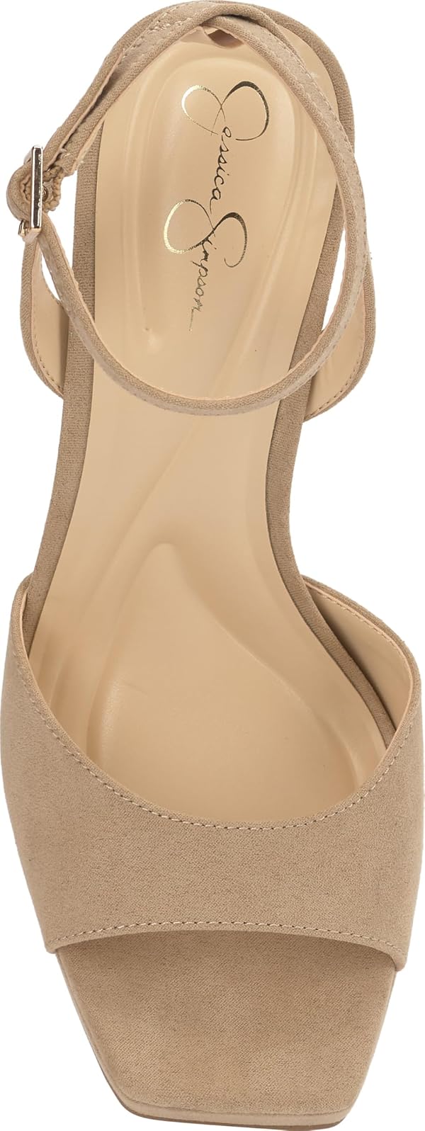 Jessica Simpson Jixte Platform Sandal, Light Maple, 7.5 by Jessica Simpson - Used condition - Image 4