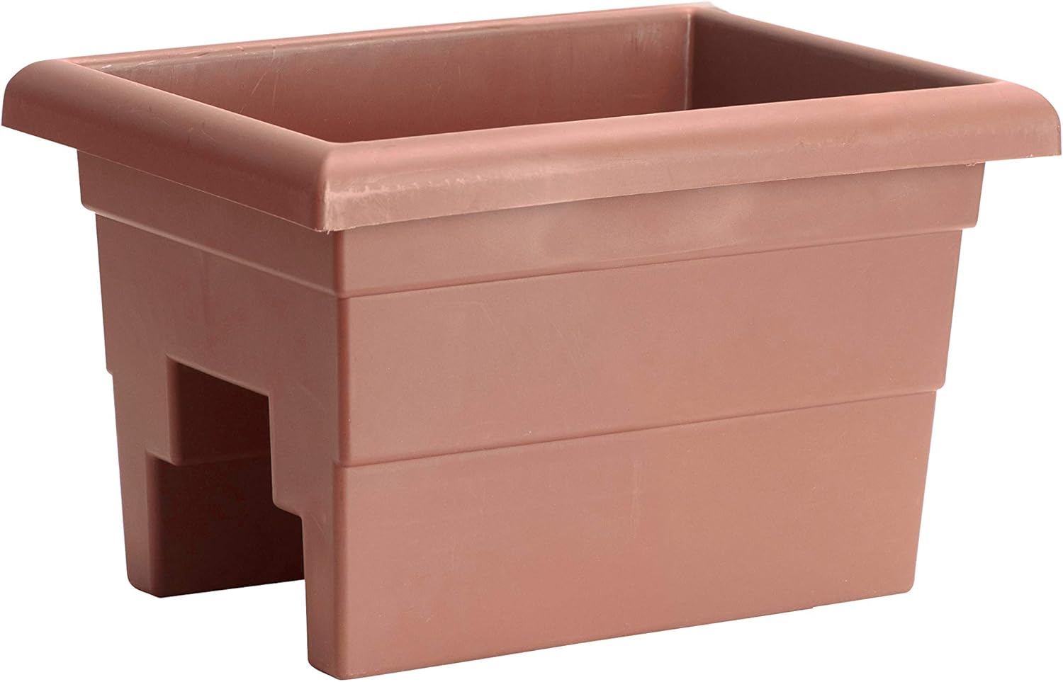 WINDOWBOX 16 inch Countryside Railing Planter Color: Terra Cotta
