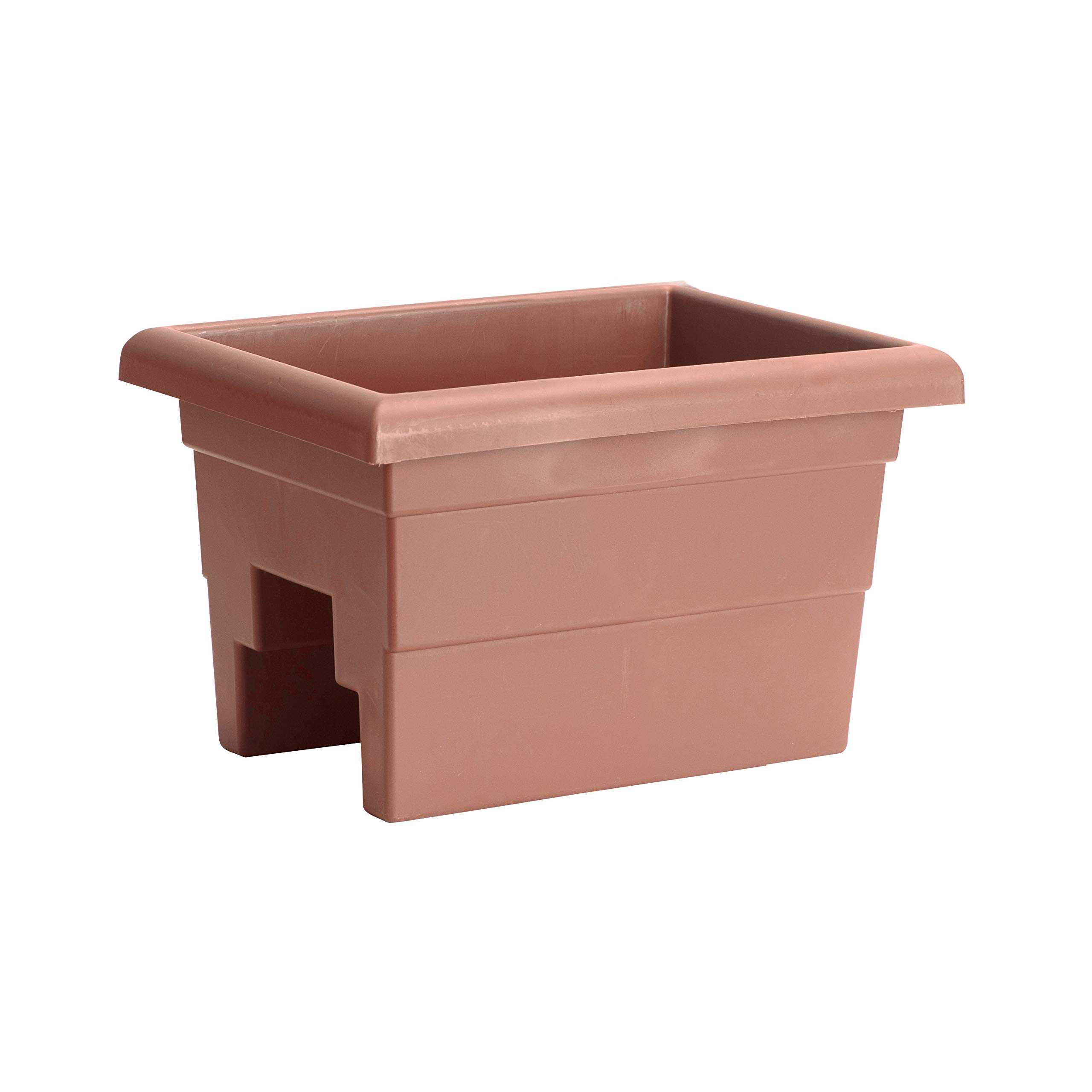 WINDOWBOX 24 inch Countryside Railing Planter Color: Terra Cotta