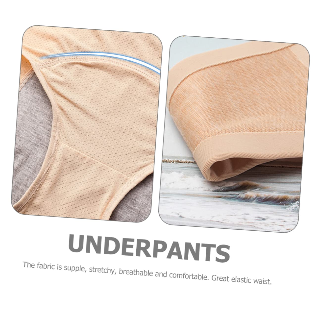 COLLBATH Ropa Interior Menstrual A Prueba De Fugas Bragas Menstruales para Mujeres Bragas Sin Costuras para Mujeres