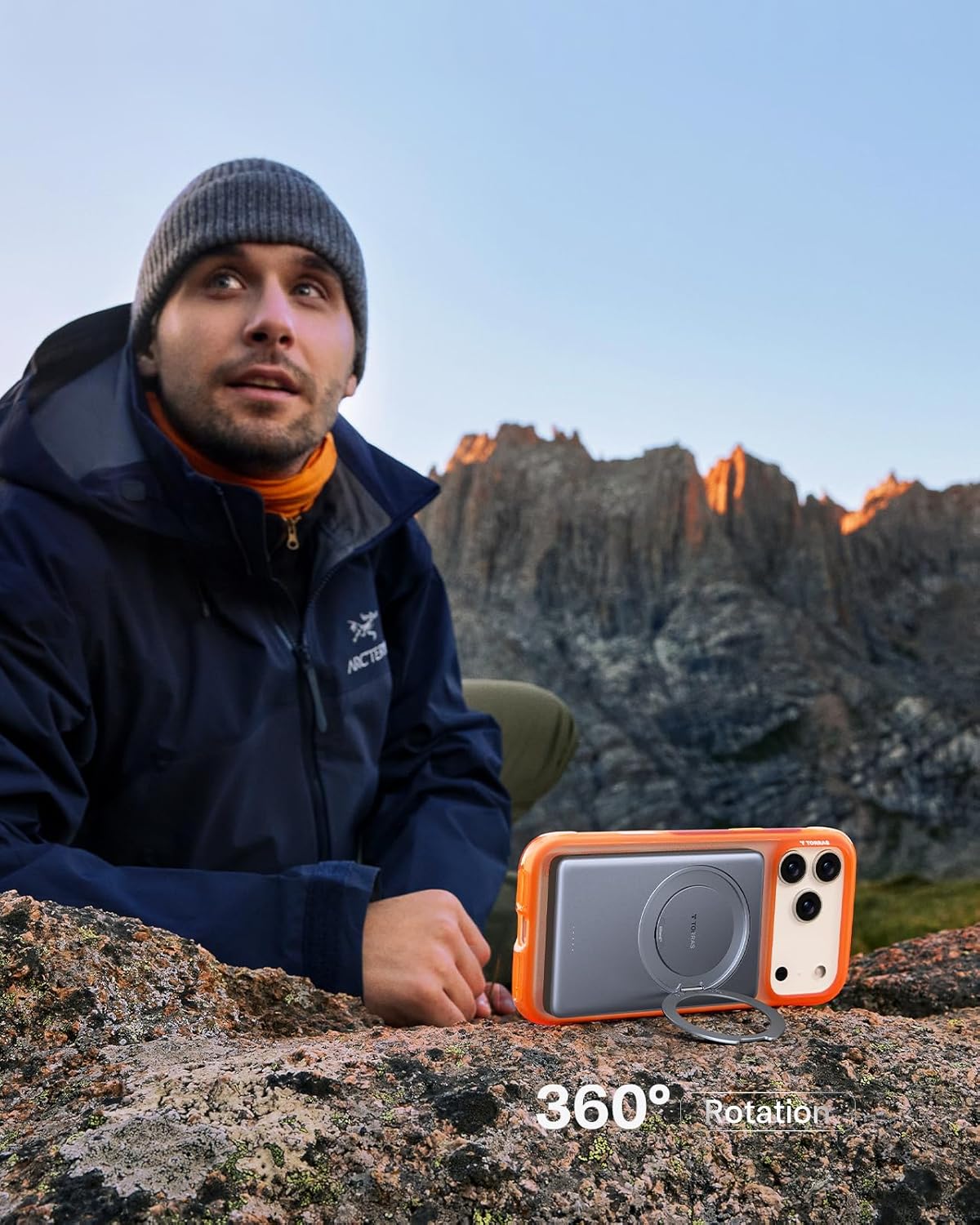 TORRAS Ostand MiniMag Power Bank, 5,000mAh Ultra Slim Magnetic Portable Charger with Stand, Fast Charging for iPhone Air Wireless Mag-Safe Battery Pack for iPhone 17/17 Pro/17 Pro Max/16/15/14, Gray - Image 8