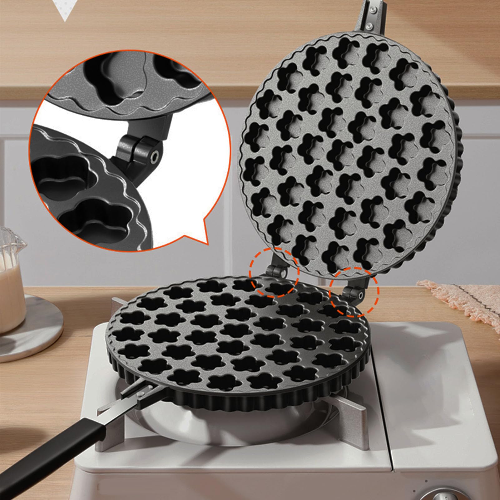 Pannatura versatile da forno, in lega di alluminio, a forma di petalo unica per belle torte, multifunzionale per piccole torte e cioccolatini