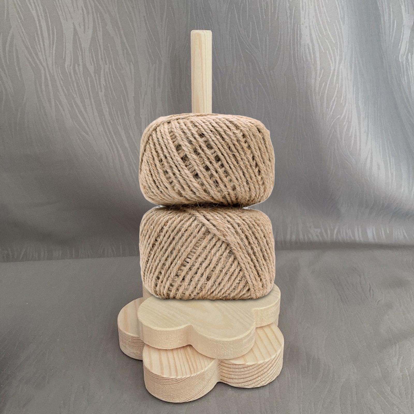 5 Zestaw Uchwyt na Kulkę Przędzy Drewniany Wełniany Skein Cord Arts Crafts Dzianina Wrzeciono Przędza