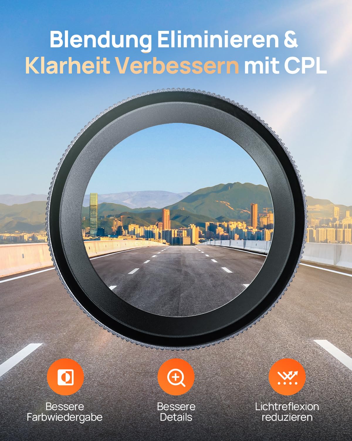 【70mai A810lite Dashcam +64GB Karte+CPL】 70mai A810 Lite Dashcam Vorne Hinten, 4K Dashcam 2160P+1080P mit 64GB Karte, 24H Parküberwachung, 4G LTE Fernzugriff unterstützt, Notfall-Voraufzeichnung