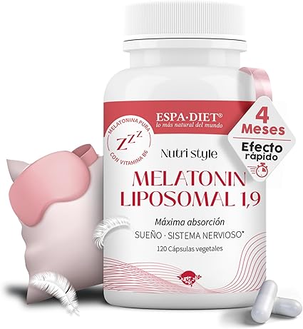 Melatonina Liposomal 1.9mg + Vitamina B6 - 120 Cápsulas