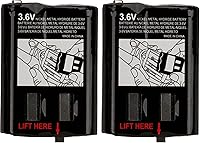 Vista 1 de Motorola PMNN4477AR 800mAh 3X2AA NIMH Paquete de baterías recargables (paquete de 2)