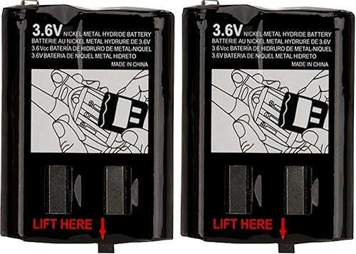 Motorola PMNN4477AR 800mAh 3X2AA NIMH Paquete de baterías recargables (paquete de 2)