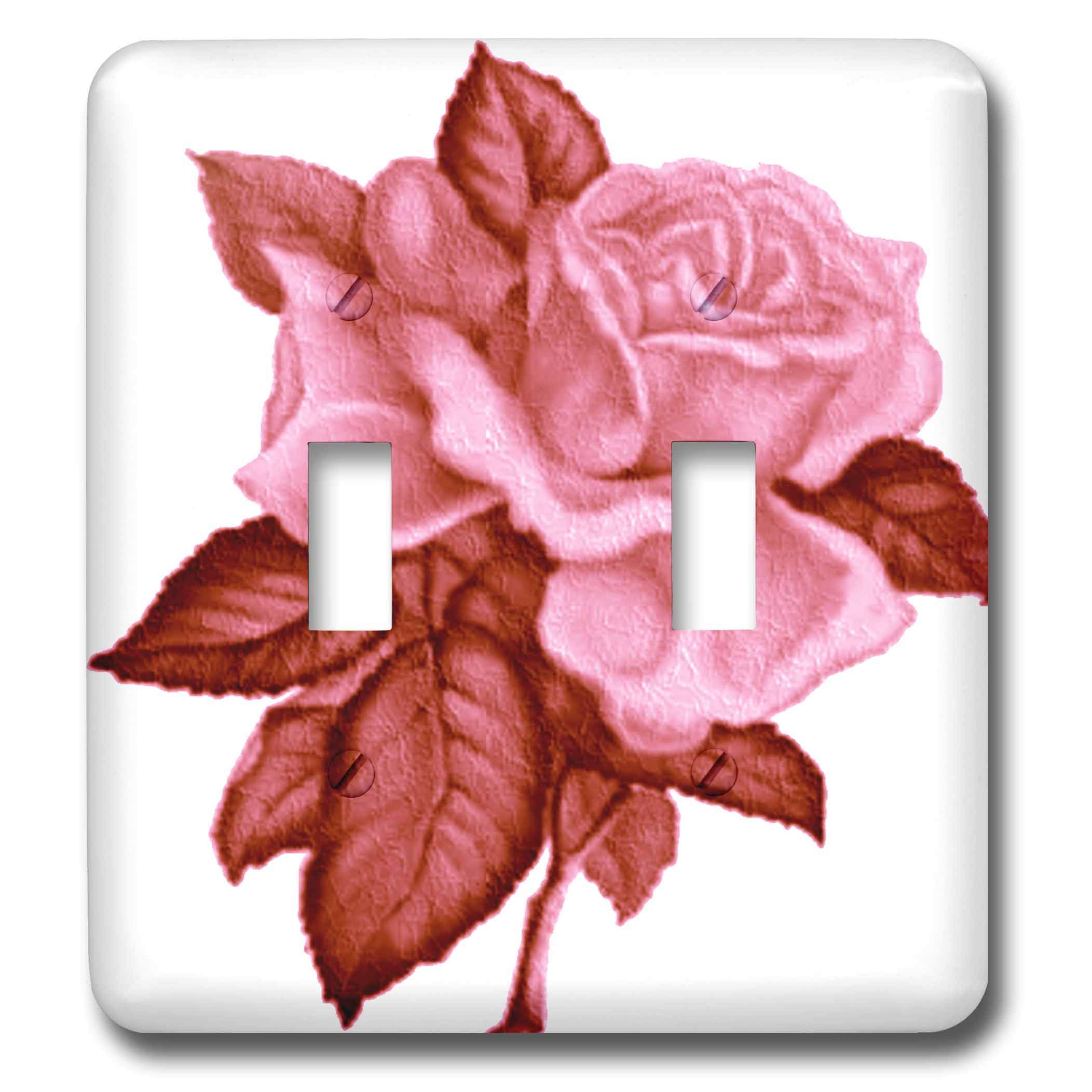 Interrupteur à bascule Rose 3dRose interrupteur mural décoratif fleur lsp_11786_2