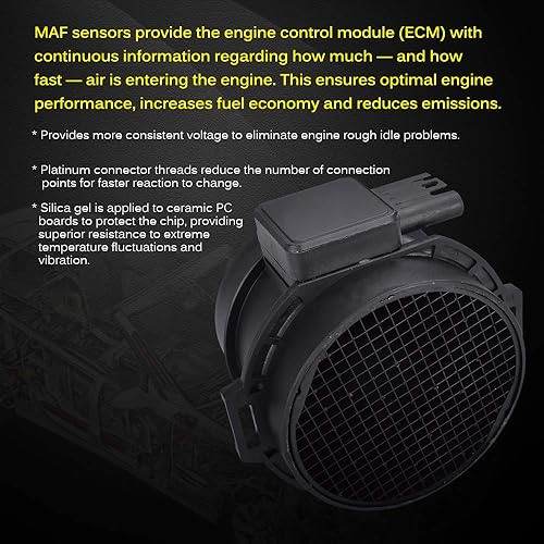 Miniatura 8 de FAERSI Medidor de sensor de flujo de aire masivo MAF 13627566983 5WK9642Z compatible con 330i 330Ci 330xi Z4 X3, 2003 2004 2005 2006 330Ci 3.0L,