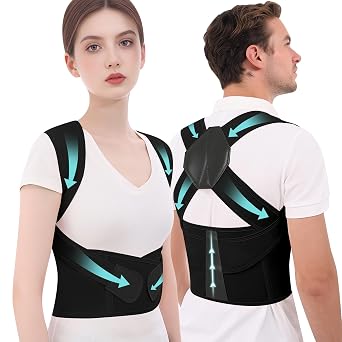 Posture Corrector for Men Women Back Brace Full Back Support Strap