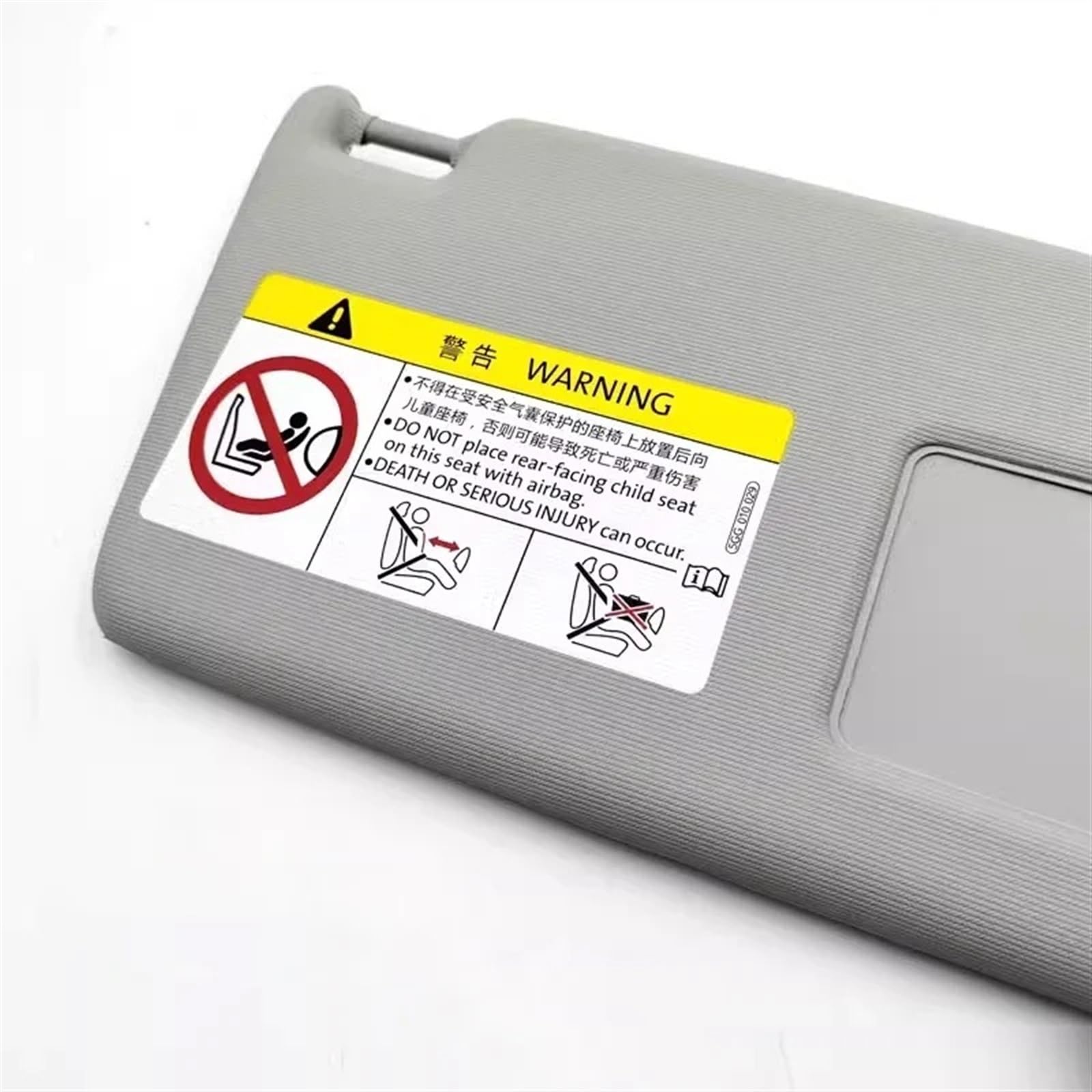 Visiera Parasole Interno Grigio Automatico con Specchio per Polo 2011-2018