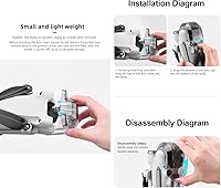 Vista 6 de Cubierta protectora de cardán para DJI Mini 3 Pro cubierta de lente a prueba de polvo compatible con DJI Mini 3 Pro RC Drone Accesorios pieza