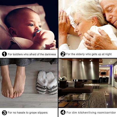 Miniatura 6 de Luces nocturnas de terror de Halloween con enchufe, lámpara de noche con sensor de atardecer a amanecer, luces nocturnas decorativas LED para baño,